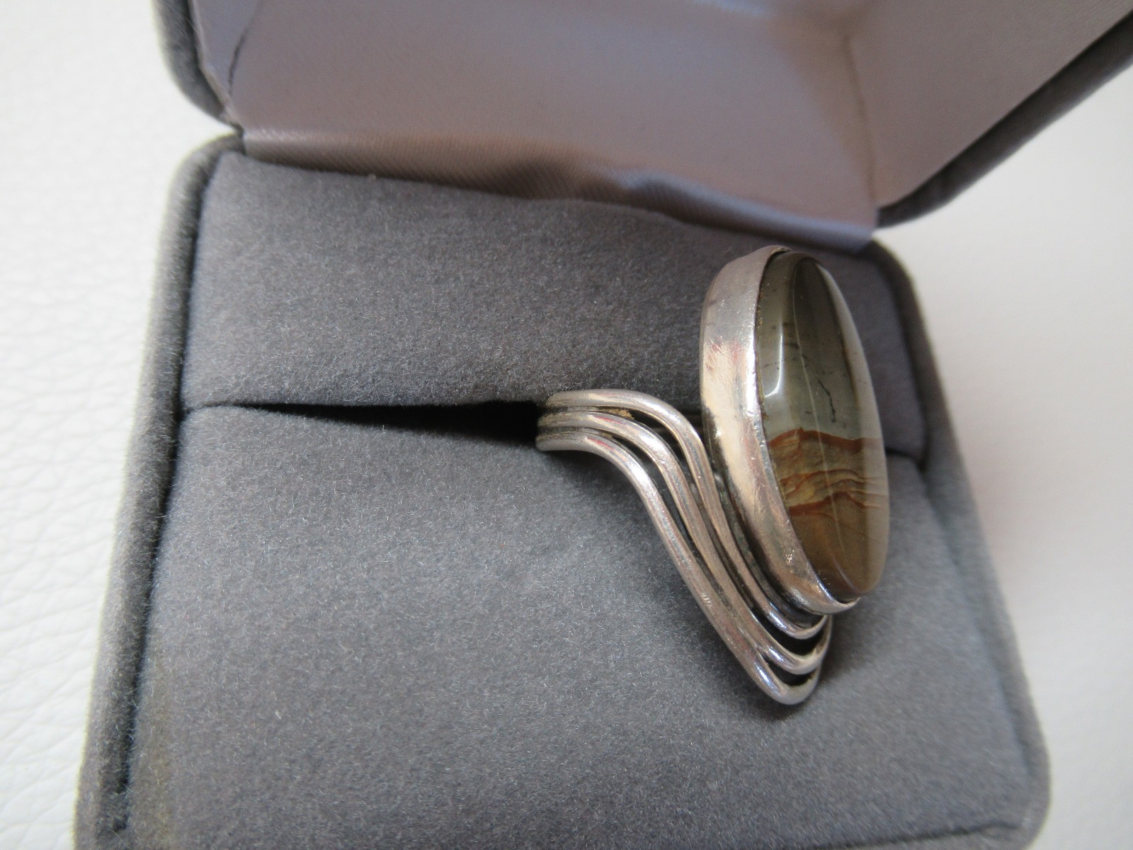 Signed Native American Solid 925 Sterling Silver … - image 6