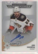 2020 Upper Deck Ultimate Collection Introductions Jani Hakanpaa #UI-42 Auto 0n3f