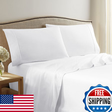 Martex 4 Piece Queen Sheet Set 400 Thread Count Queen Size Bed Sheets Set