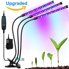 3 Heads LED Grow Light Plant Growing Lamp Light for Indoor Plants Full Spectrum