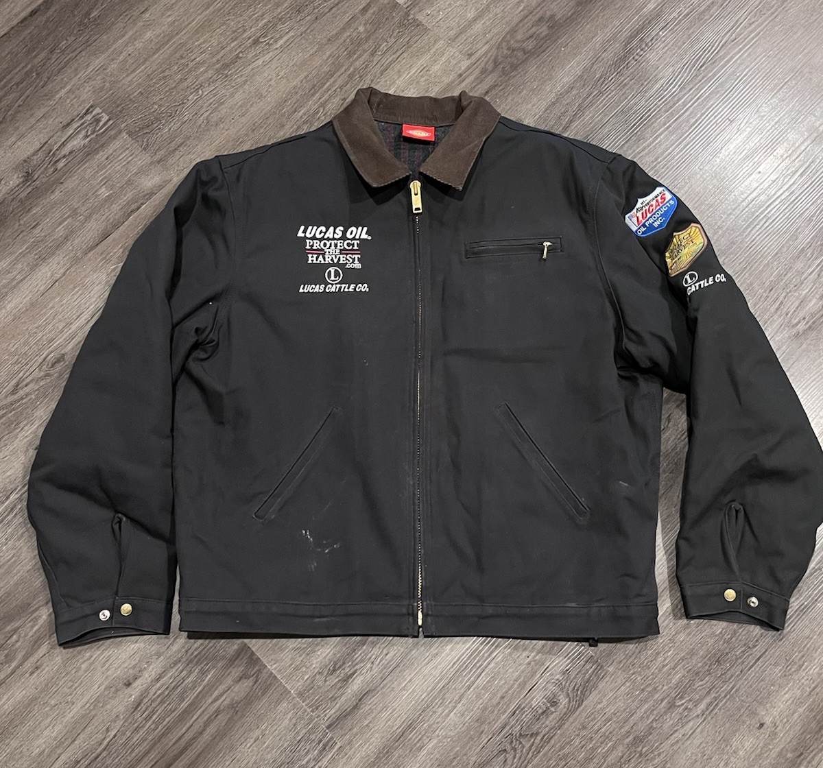 Vintage Detroit Style Dickies Blanket Lined Canvas Work Jacket 