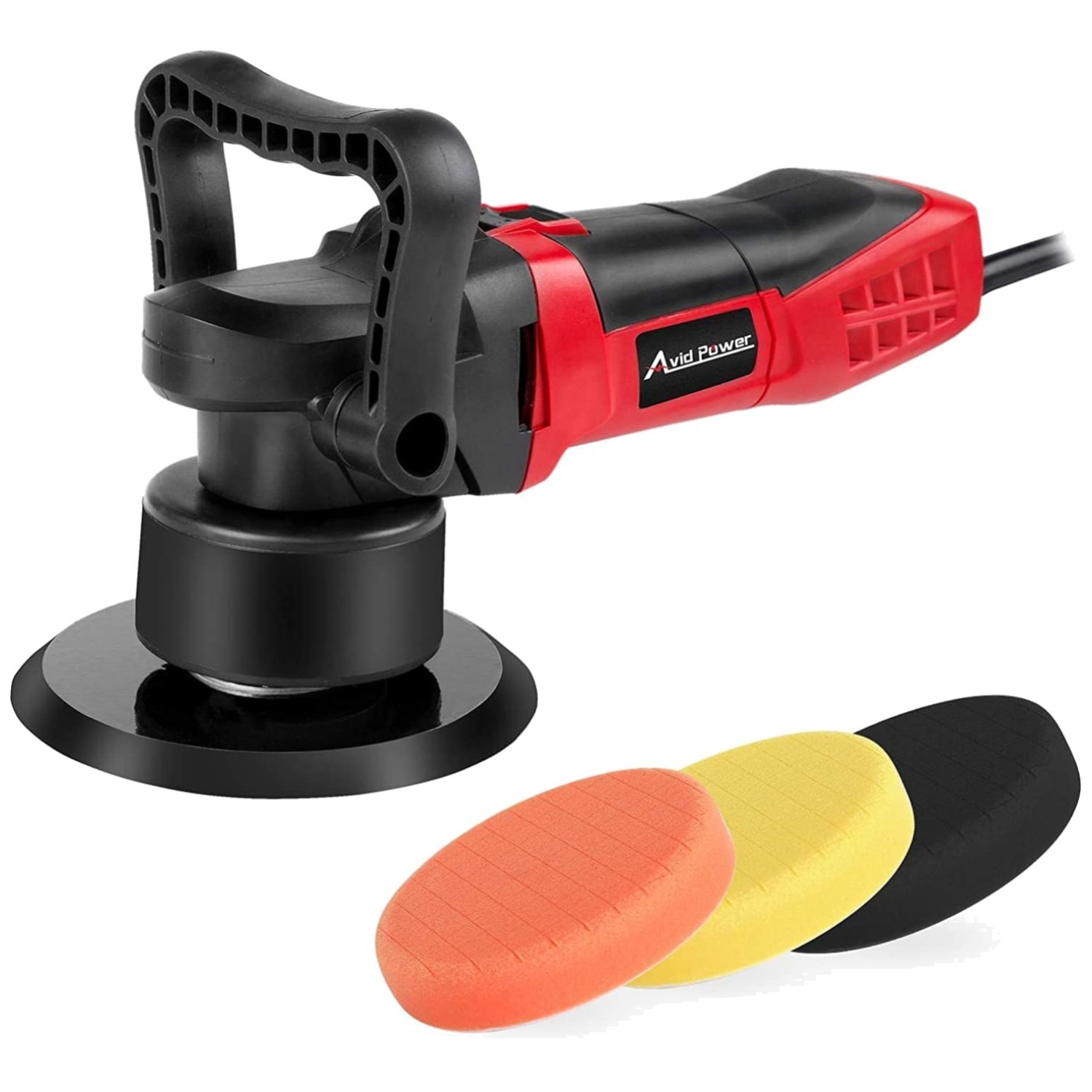 Variable Speed 6-Inch Random Orbital Buffer Polisher - Detai