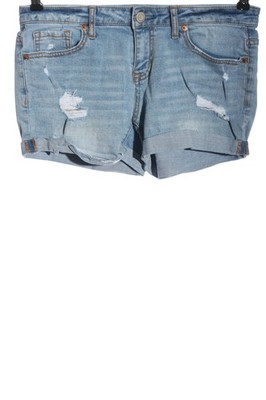 AEROPOSTALE Jeansshorts Damen Kurze Hose Gr. DE 38 blau Casual-Look