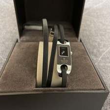 GUCCI Leather Strap Watch No Box From Japan