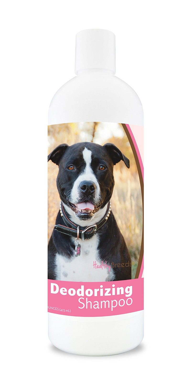 Healthy Breeds Pit Bull Deodorizing Shampoo 16 oz Sweet Pea Vanilla Scent