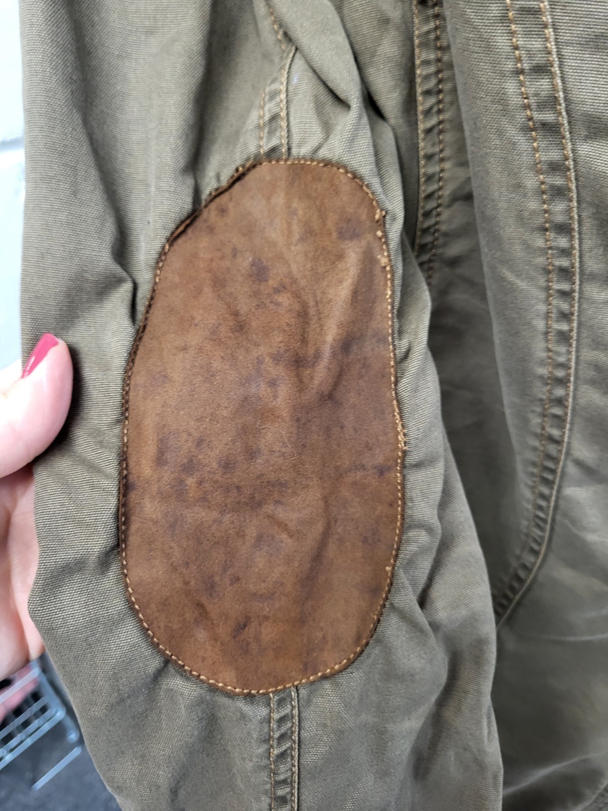 Peruvian Connection Brown Cotton Jacket With Elbo… - image 6