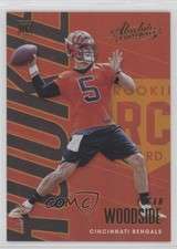 2018 Panini Absolute Rookie Spectrum Orange 58/65 Logan Woodside #113 5c9
