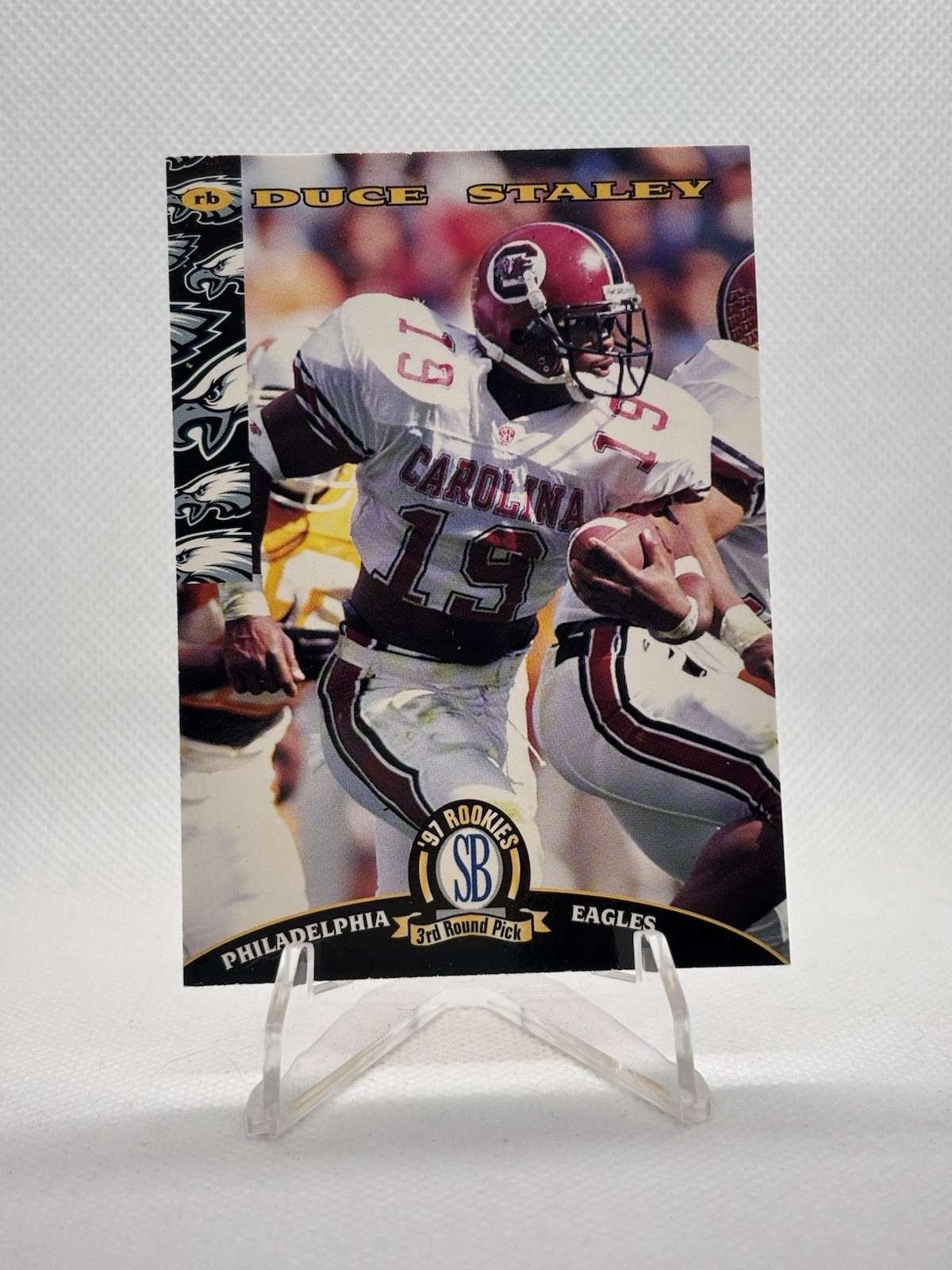 1997 Score Board Rookies - Duce Staley #69 (RC)