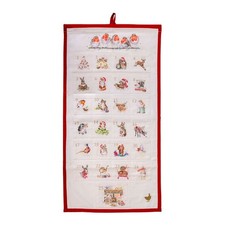 Wrendale Designs Christmas Animal Fabric Advent Calendar Festive Homeware Decor
