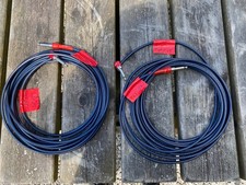 George L&rsquo;s Guitar Cables -  2 x 6.5m (20ft) Cables - Excellent Condition