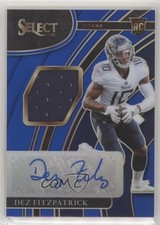 2021 Select Rookie Signature Memorabilia Blue Prizm /75 Dez Fitzpatrick Auto 6o3