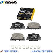 Direct Fit Rear Ceramic Brake Pads for 2007 Scion tC 2.4L Base Coupe 2-Door