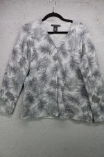 Sarah Spencer Button Down Sweater-1X-Lamb's Wool-Angora Rabbit Hair-Feathers