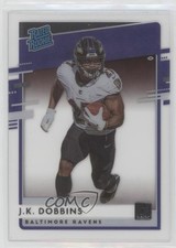 2020 Panini Chronicles Clearly Donruss Rated Rookie JK Dobbins #RR-JK 0bt4
