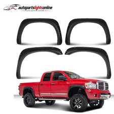 4pcs Fender Flares For 2002-2007 2008 Ram 1500 2003-2009 Ram 2500 3500 Durable 4pcs Fender Flares For 2002-2007 2008 Ram 1500 2003-2009 Ram 2500 3500 Durable
