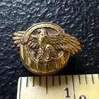 WWII WW2 US Army Military Honorable Discharge Ruptured Duck Lapel Button Pin