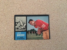 VINTAGE 1962 TOPPS JOHN BRODIE #152 VG OLD SAN FRANCISCO 49ERS