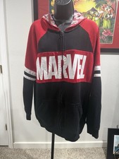 Marvel Logo Pullover Hoodie Men s Large   005...