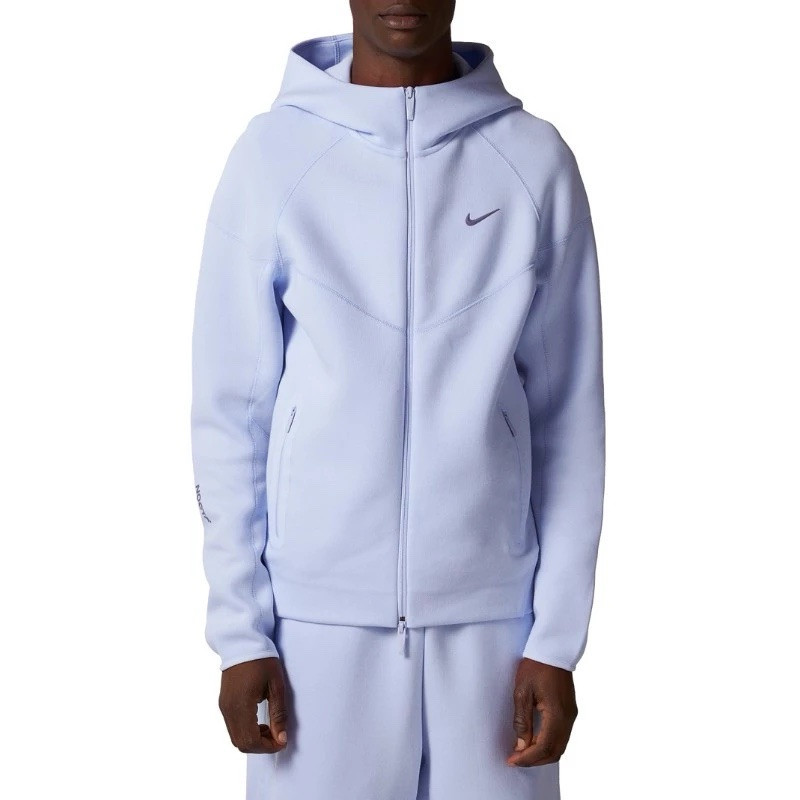 OFF WHITE X NIKE Nike X Nocta NRG Tech Fleece Full Zip Felpa Con Cappuccio Viola Size L NEW ✅