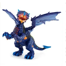 WowWee Untamed Legends Dragon Vulcan (Dark Blue) Interactive Toy NEW LAST ONE!