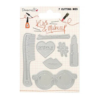 Stanzformen Big Shot Sizzix Dovecraft Kuss Und Make Up Scrapbooking