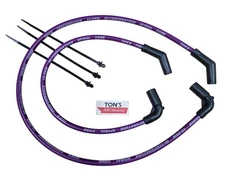 Purple Silicone 10mm Spark Plug Wires Harley H-D FLT FLHT FLHR FLTR 2009-2015