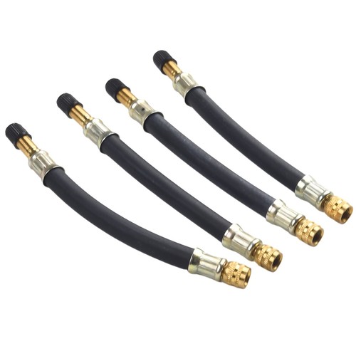 Extension Adapters Tyre Valve 150mm Black+Gold Dual Easy Inner And Outer - Picture 8 of 12