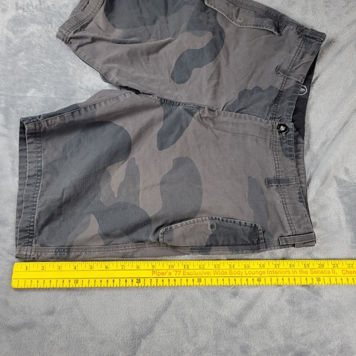 Volcom Shorts Herren Größe 34 grau Cargo Camouflage verstellbare Taille Limbo Lambo Knopf - Bild 19 von 23
