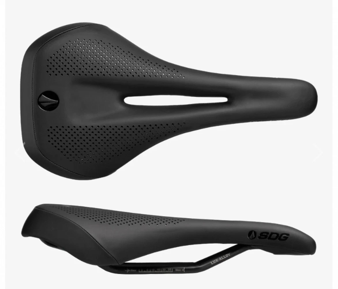 SDG Allure V2 Female Bike Saddle Lux Alloy Rail MTB Purple o