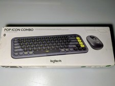 Logitech POP ICON Combo, Bluetooth Keyboard and Mouse Combo