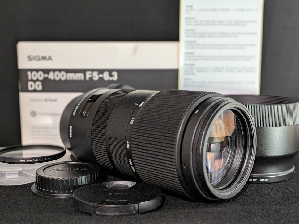 SIGMA 100-400mm F/5-6.3 DG OS HSM Canon EF -Near Mint w/Box