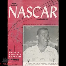 Richard Petty signed 1964 Grand National Race Program JSA COA NASCAR Auto E310