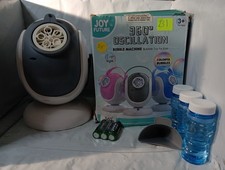 Joyfuture Bubble Machine. It features 360-degree oscillation and 75-degree...