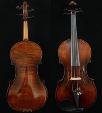 Guarneri Violin Master Wang's Own Work 200-year old Spruce No. W77