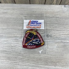 Vintage Kennedy Space Center Nasa Souvenir Space Emblem Made In USA