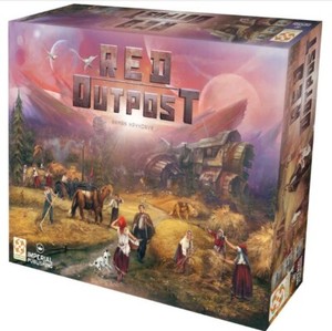 RED OUTPOST Board Game .. Communist Worker Placement