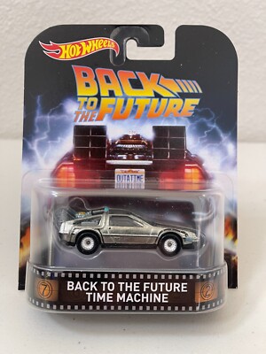 HOT WHEELS 2016 RETRO ENTERTAINMENT BACK II THE FUTURE TIME MACHINE