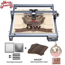 Creality 5W Laser Engraver Cutter Machine for Wood Christmas Decoration DIY🎄
