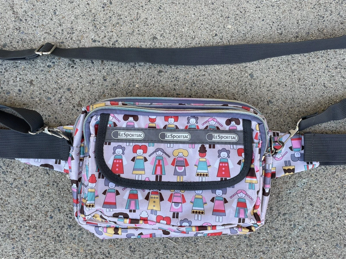 LeSportSac Purse Belt Bag Limited Rare Pattern Le Sport Sac Convertible