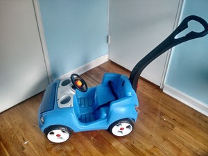 blue ride on toy