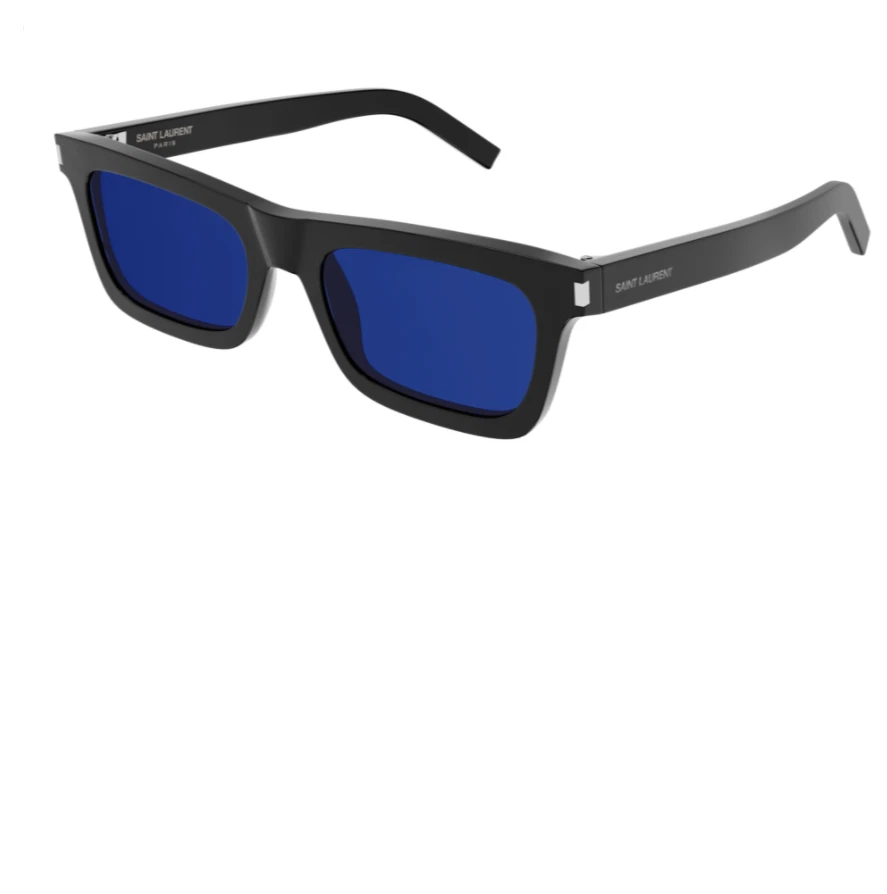 Saint laurent blue sunglasses hotsell