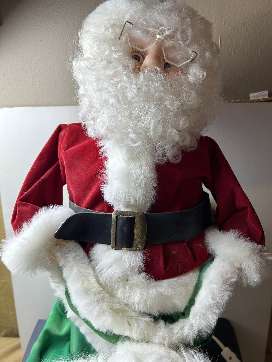 ドッグフード santa Santa's Best Animated Collectable Claus w/ Dog