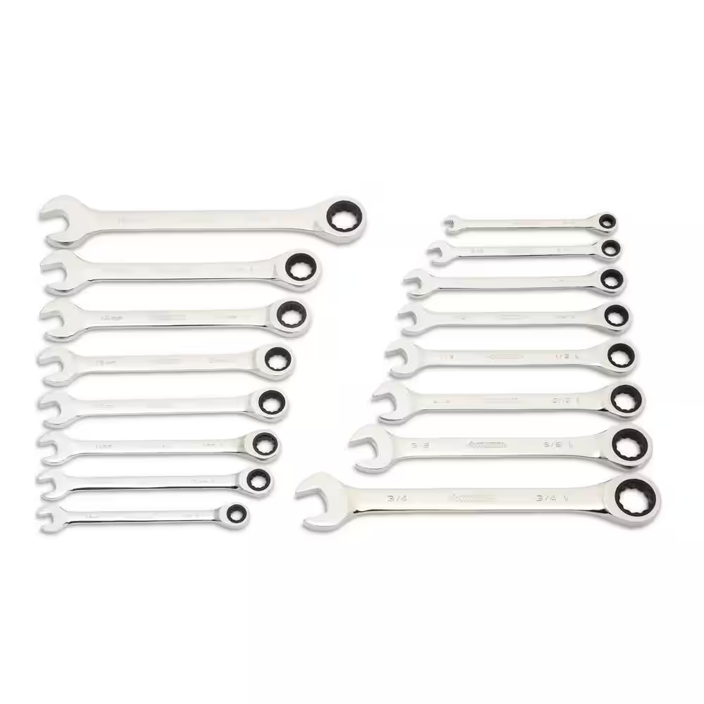 Husky SAE and Metric Ratcheting Wrench Set (16Piece) New eBay