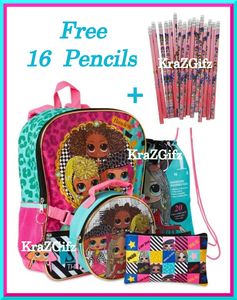 lol 5 piece backpack set