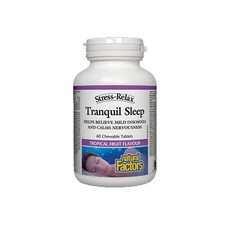Natural Factors Stress-Relax Tranquil Sleep, 60 Chewable Tablets