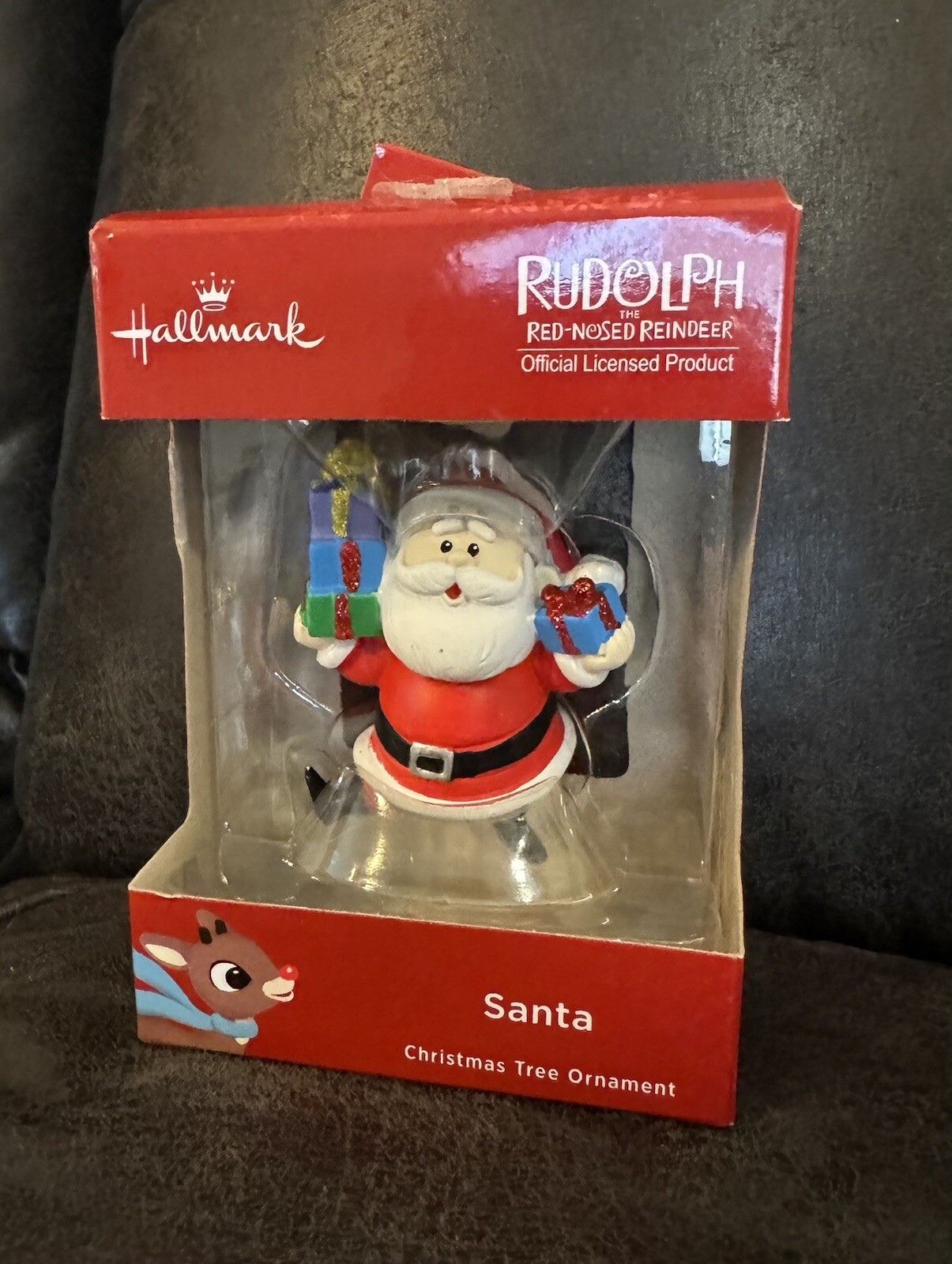 Hallmark Rudolph The Red Nose Reindeer Santa Christmas Ornament 2018 ...