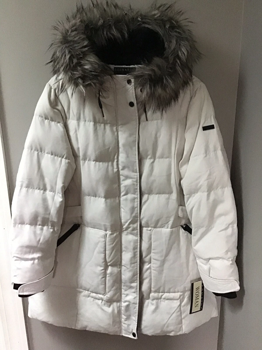 Cream parka top