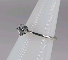 Stunning 925 Pandora Heart ALE 52 Sterling Silver Ring Size L 1/2 Gift Present 