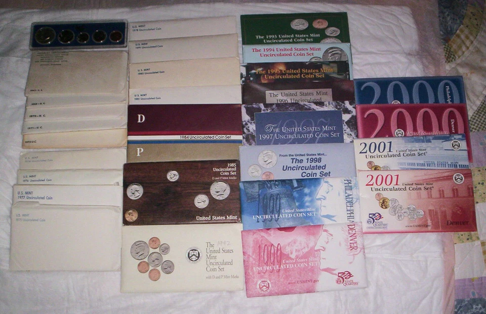 BIG COLLECTION OF COINS SEE DESCRIPTION, GOLD, SILVER, MINT, PROOF, PF70 COIN #1 - Image 4 of 4