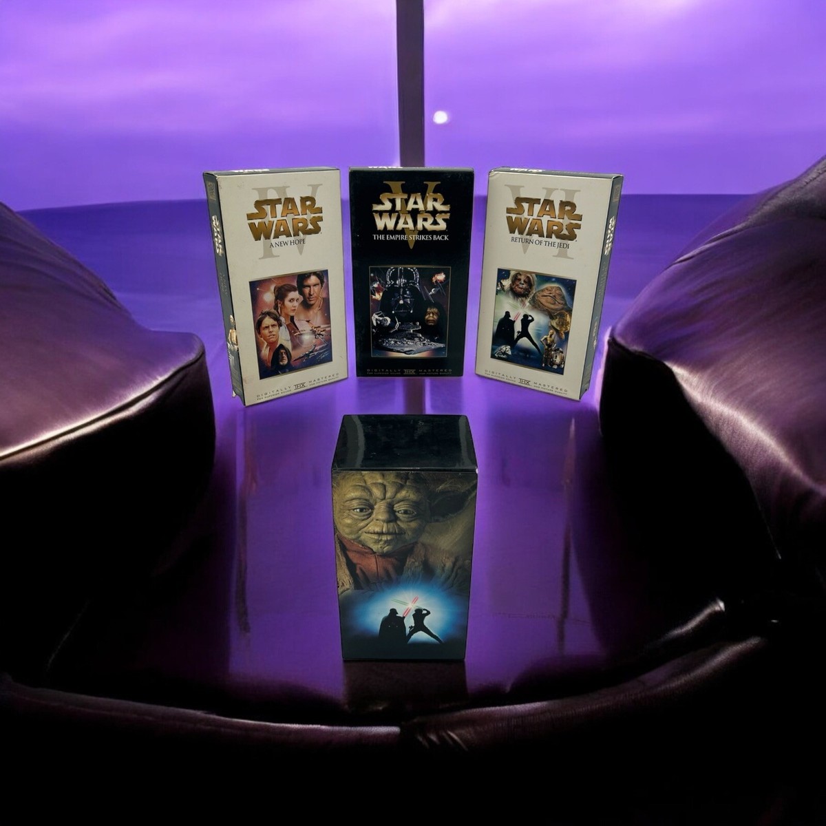 Star Wars VHS Episode 4 5 6 THX Mastered Cassette Vintage